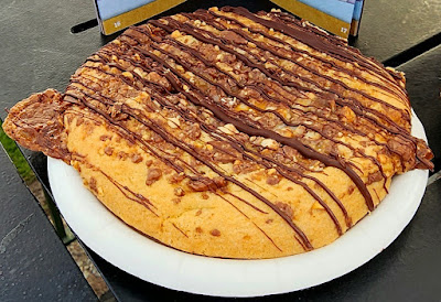 Snickerdoodle cookies made with Snickers Bar Pieces