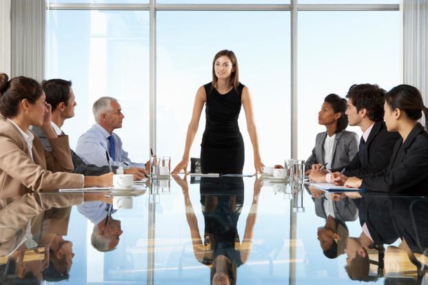 Woman influencing skills in the workplace