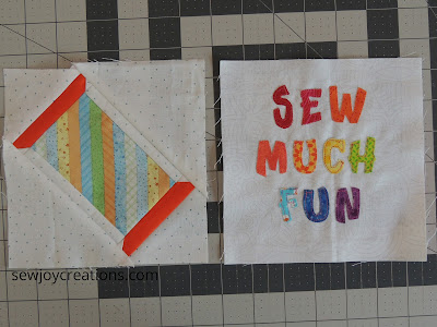 Sew Much Fun Tour sewing theme quilt blocks 6 inch blocks