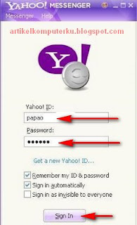 Cara chating di yahoo messenger