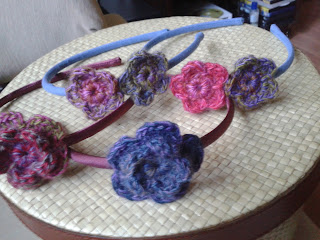 diademas, coleteros, crochet