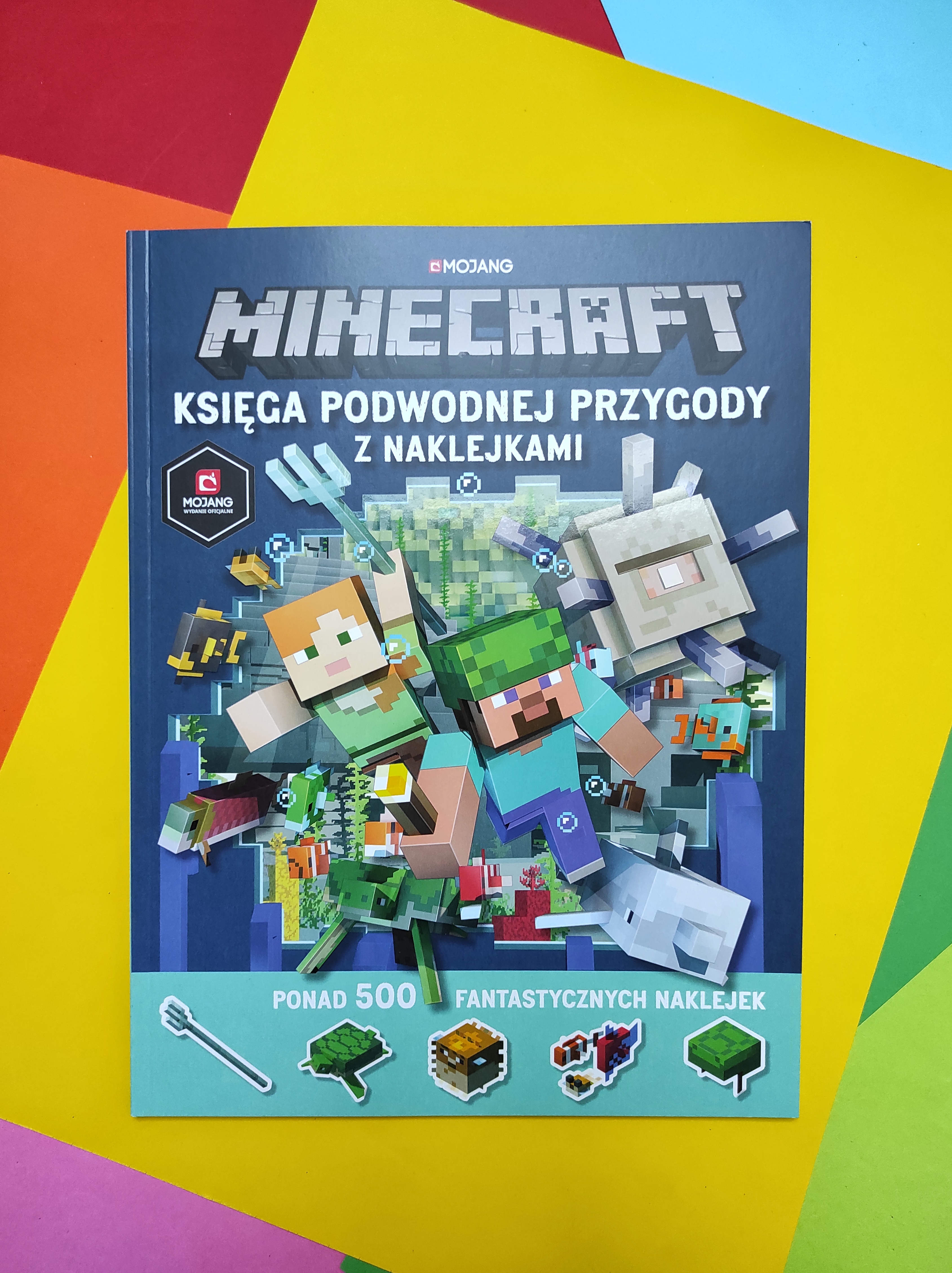 Minecraft. Księga podwodnej przygody z naklejkami - Harper Kids