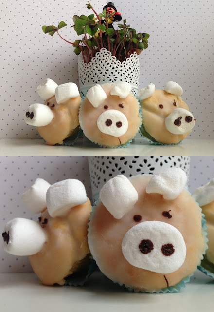 Rezept zum ausdrucken Schweinchen Muffins