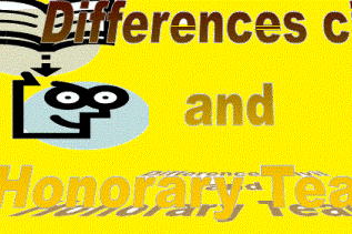 Differences civil and Honorary Teacher