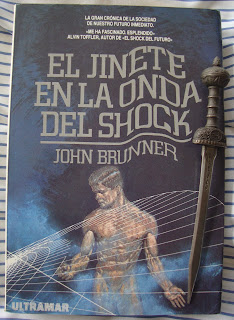 Portada del libro El jinete en la onda del shock, de John Brunner