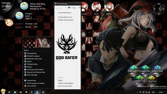 Windows 8.1 Theme God Eater by Bashkara