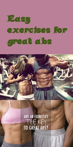 Easy exercises for great abs