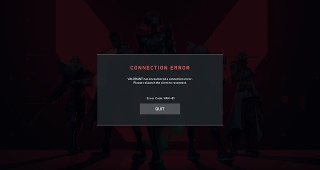 Valorant Error Code VAN -81