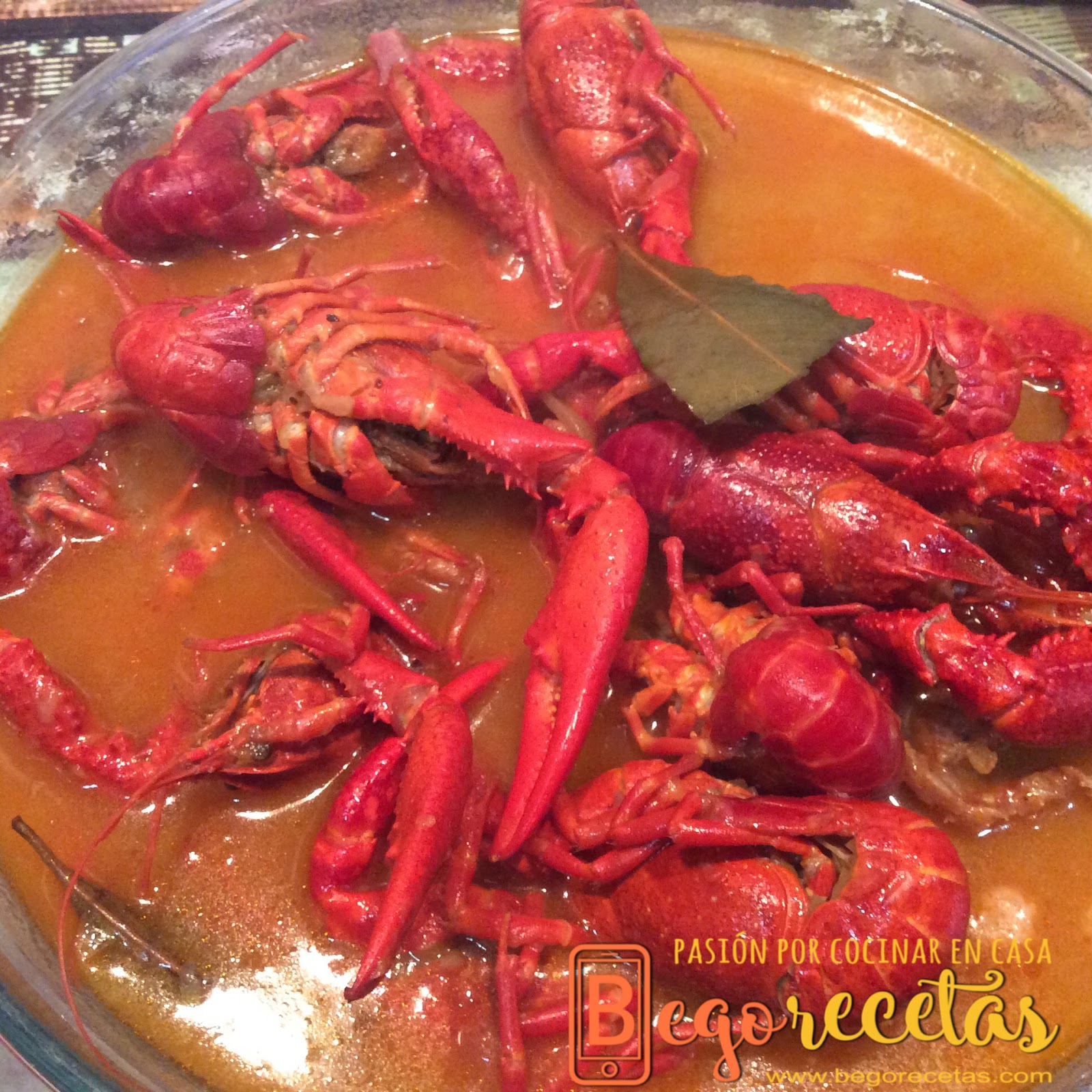 Cangrejos de río en salsa | BEGORECETAS -RECETAS CON OLLAS ...