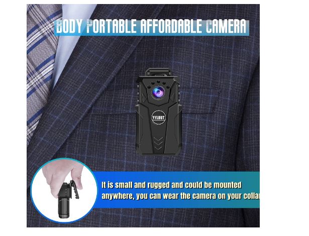 YYLUUT 1080P Video Recorder Mini Body Camera