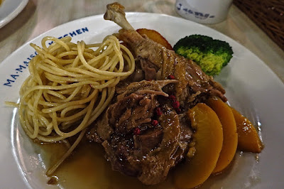 Ma Maison Kitchen, stewed duck peach sauce