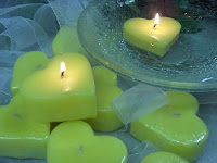 Heart Floating Candles