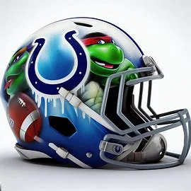 Indianapolis Colts TMNT Concept Helmet