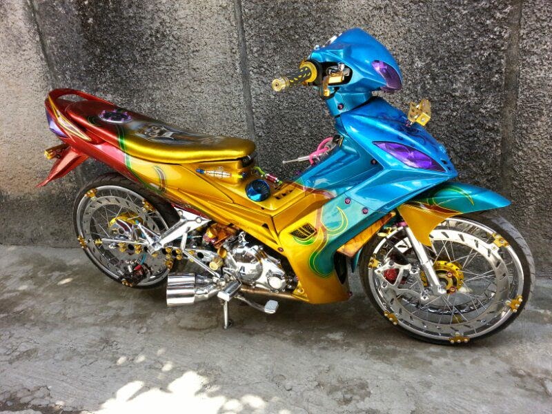 contoh Modifikasi Airbrush Jupiter Mx New