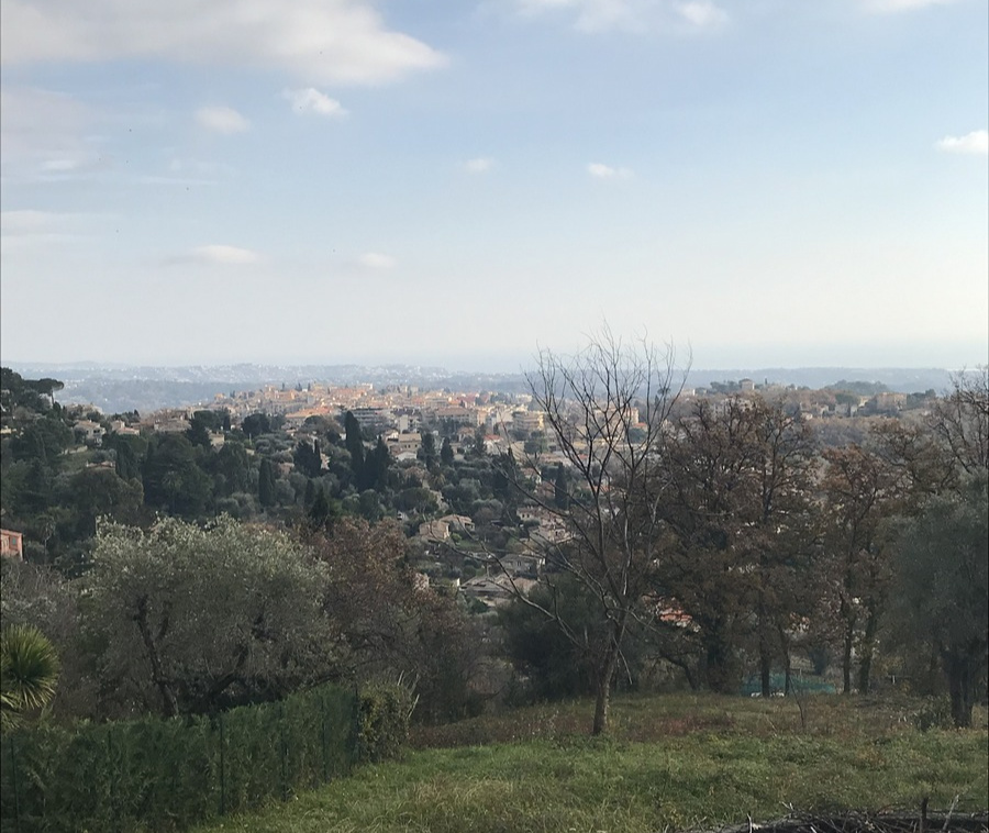 Vence seen from Circuit du Malvan