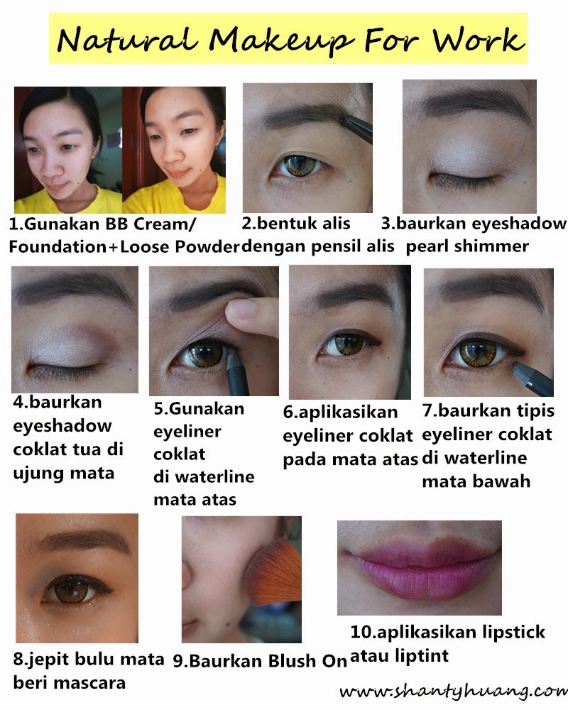 TutorialTips Natural Makeup For Work Shanty Huang