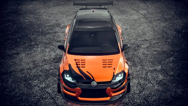 Volkswagen, Sports Car, Tuning, Front View