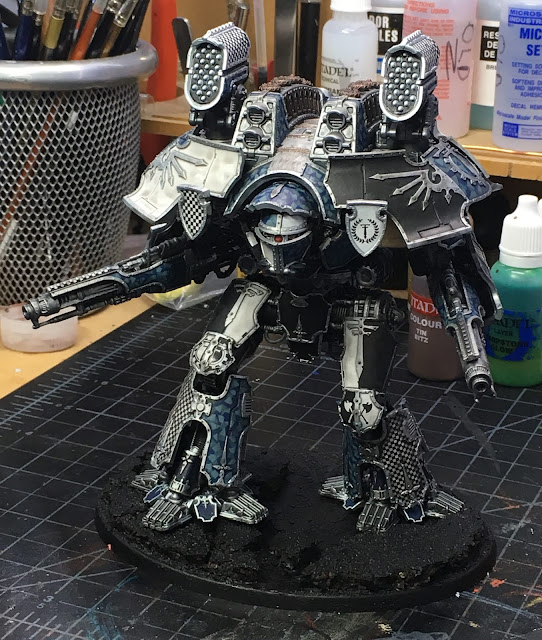 Adeptus Titanicus Legio Tempestus Warlord Battle Titan WIP - assembled