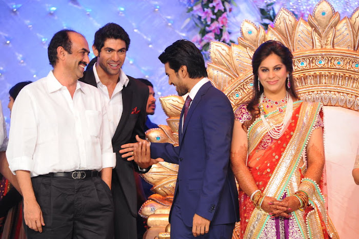 Ram Charan Wedding Reception Stills leaked images