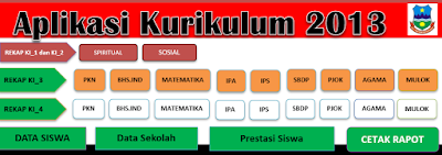  Salam sejahtera bagi rekan guru wali kelas  √ Aplikasi Raport K13 SD Edisi Terbaru Kelas 1,2,3,4,5,6