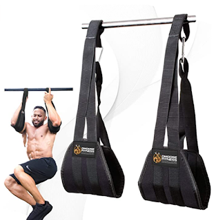 Hanging pull up straps for ab workouts, ab workout pull up bar