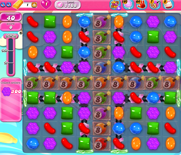 Candy Crush Saga 1168