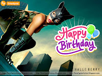 hollywood film star halle berry image from super hit movie catwoman for enjoying her date of birth