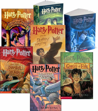 The Harry Potter books are a popular series of fantasy 