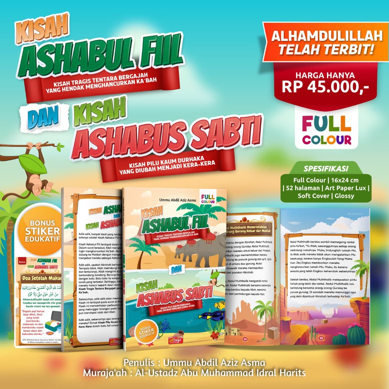 Buku Kisah Ashabul Fiil dan Ashabus Sabti Attuqa