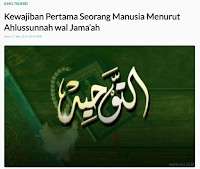 Kewajiban Pertama Seorang Manusia Menurut Ahlussunnah wal Jama’ah - Kajian Islam