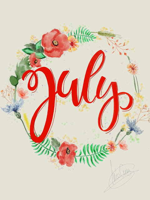 July_Brush_lettering_phone_screensaver