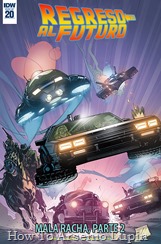 Actualización 25/03/2018: Regresa Jopemar de La Mansion del CRG y nos trae el numero 20 de Regreso al Futuro. Mientras Doc y el profesor Irving reparan en DeLorean, comienza una nueva crisis para Marty. Su tío Joey sale de la cárcel y se va a vivir a su casa. "Mala Racha" Parte 2. Después de pasar una noche sin dormir, y tras una discusión familiar sobre su tío Joey, Marty va a ver a Doc para pedirle ayuda sobre cómo averiguar lo que le pasó a su tío. Pero este no está y le cuenta sus preocupaciones al profesor Irving...