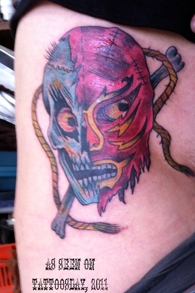 Skulls are common tattoo themes so it is exciting to see a spin on that 
