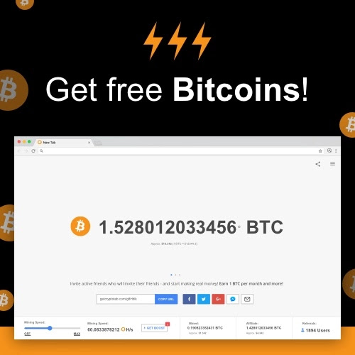  Get FREE BITCOINS!! 