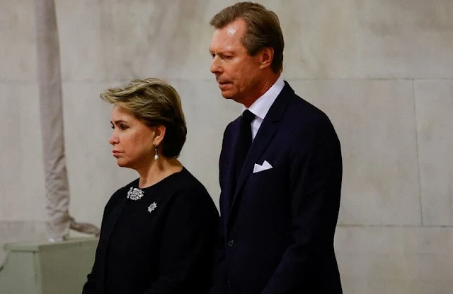 King Jigme Khesar Namgyel and Queen Jetsun Pema, Prince Alois and Princess Sophie, Queen Mathilde and Queen Silvia