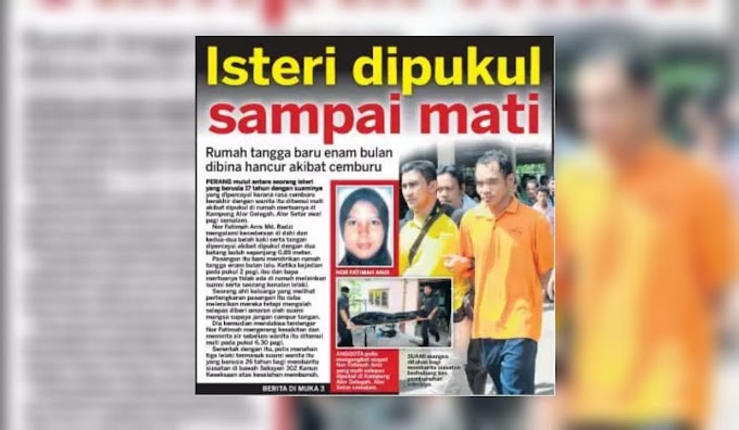 Isteri Dipukul Sampai Mati, Suami Ditahan