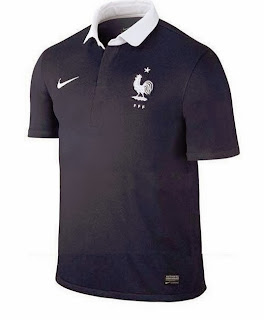 Le maillot de la France (Domicile) de la Coupe du monde 2014