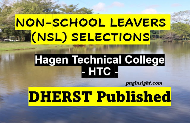 Hagen Technical College 2023 Non-School Leavers Acceptance List PDF