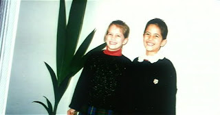 Little Katrina with a friend