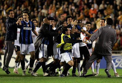 football Soccer Valencia vs Inter Milan UEFA