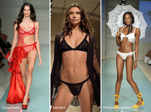 Totally Racy Lingerie-Style Swimsuits