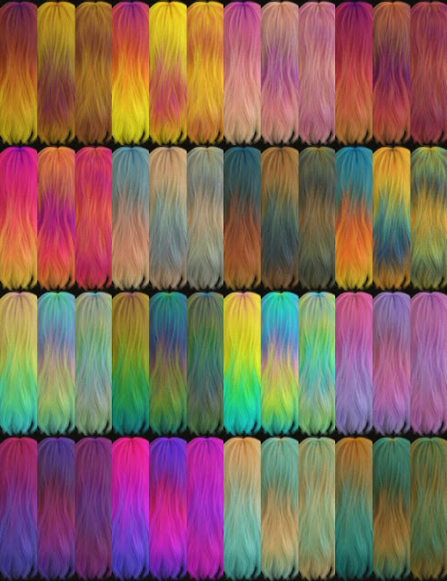 Unlocking the Spectrum of Style: MMX Fancy Hair Color Shaders for Iray