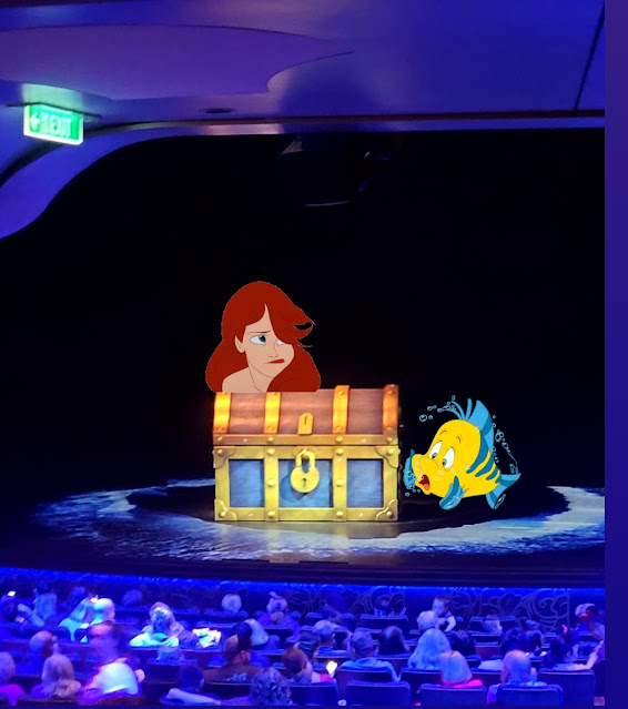 Disney cruise line, Disney Wish stage show the Little mermaid