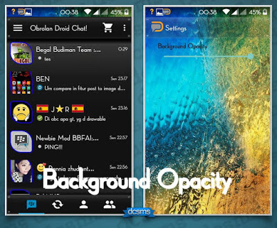 Droid Chat! v5.7.28 Transparent Theme Based BBM v2.9.0.49 