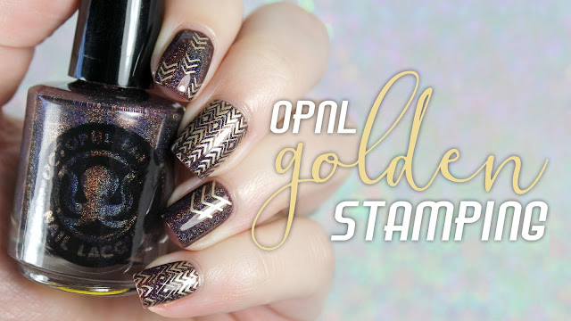 Octopus Party Nail Lacquer Prey For Me Golden Stamping