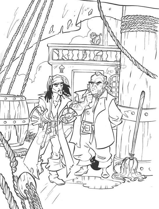 Download Pirates Of The Caribbean Coloring Pages