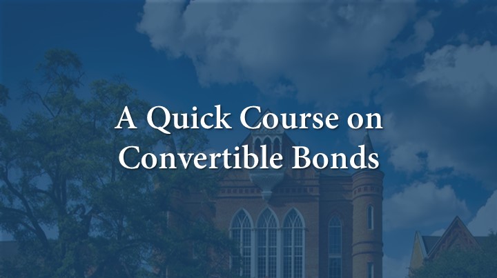 Course on Convertible Bonds