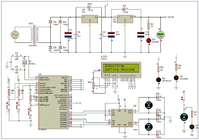 sorting machine circuit diagram