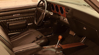 Valiant Black 1970 Pontiac LeMans GTO Dashboard