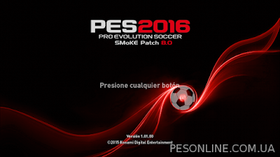 SMoKe Patch 8.0 for PES 2016